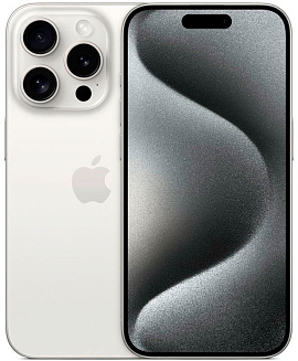 Apple iPhone 15 Pro 128GB, SIM+eSIM  (белый титан)