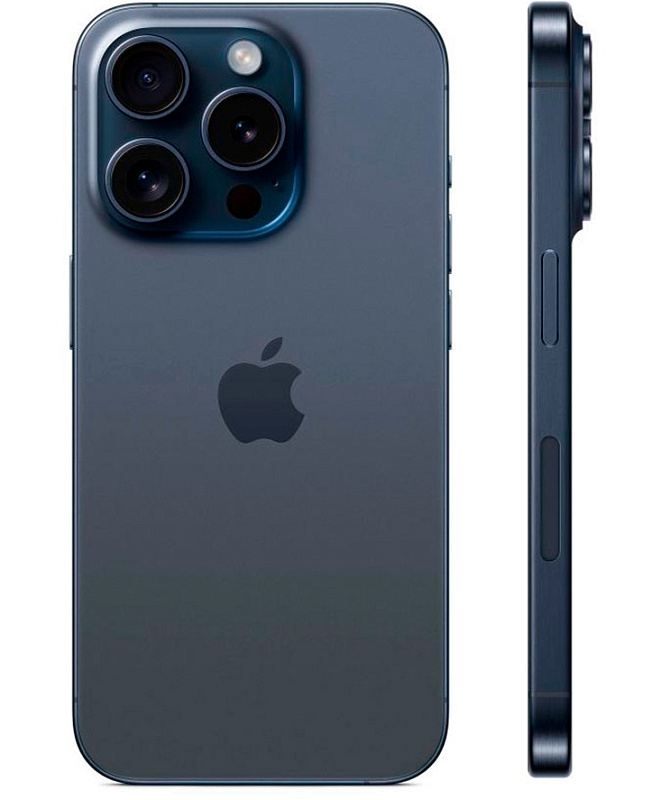 Apple iPhone 15 Pro 256GB (SIM+eSIM) (синий титан) фото 2 Apple iPhone 15 Pro 256GB (SIM+eSIM) (синий титан) фото 2