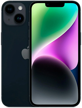 Apple iPhone 14 128GB (A2884, 2 SIM) (темная ночь)