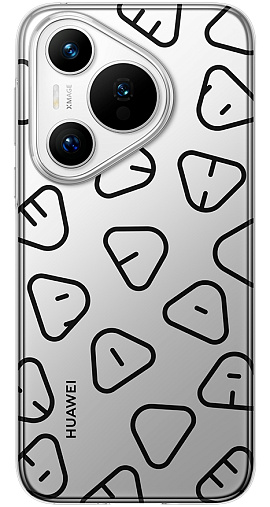 Letter Magnetic Case для Huawei Pura 70 (серебристый)