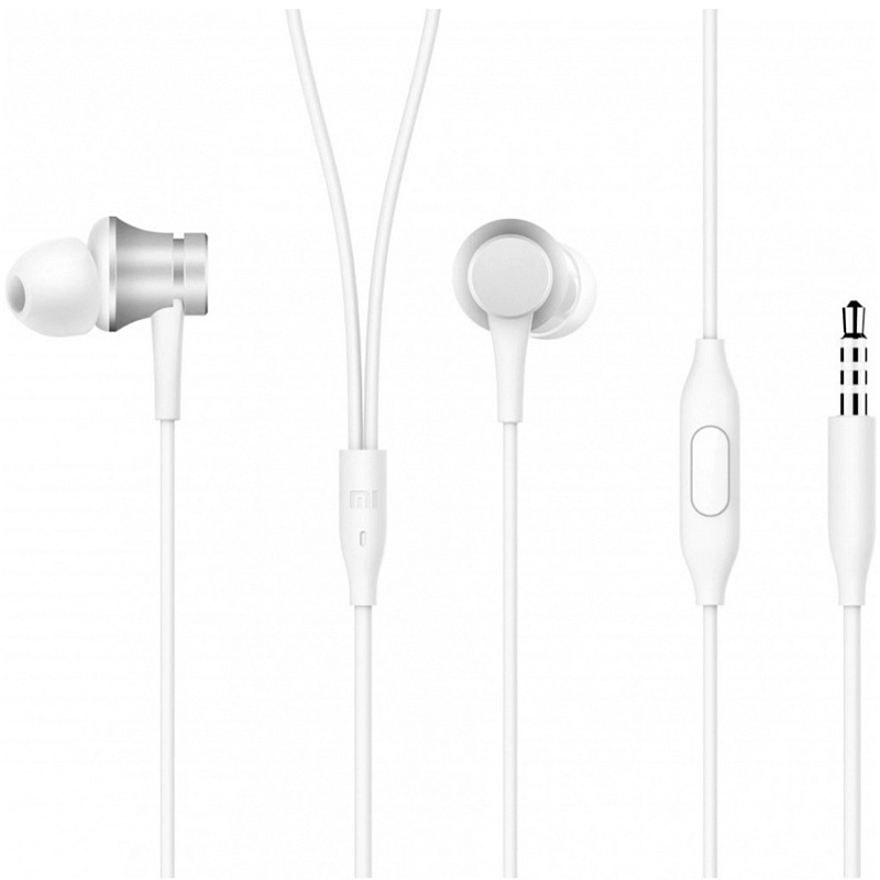 Xiaomi Mi In-Ear Headphones Basic (серебристый) фото 1 Xiaomi Mi In-Ear Headphones Basic (серебристый) фото 1